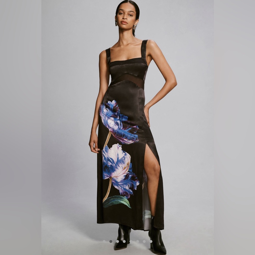 Anthropologie Iris Slim Maxi Dress